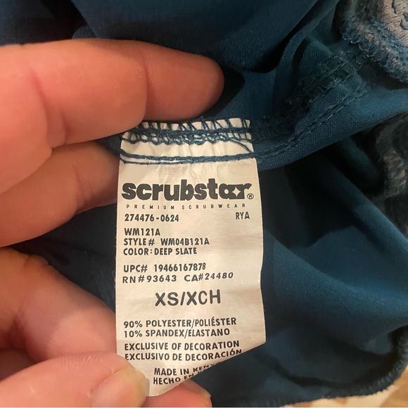 Scrubstar‎ Deep Slate Scrub Set Women’s Size XS - Picture 6 of 10